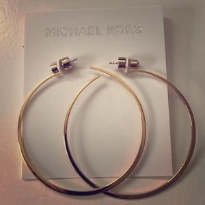 Michael Kors Gold hoops